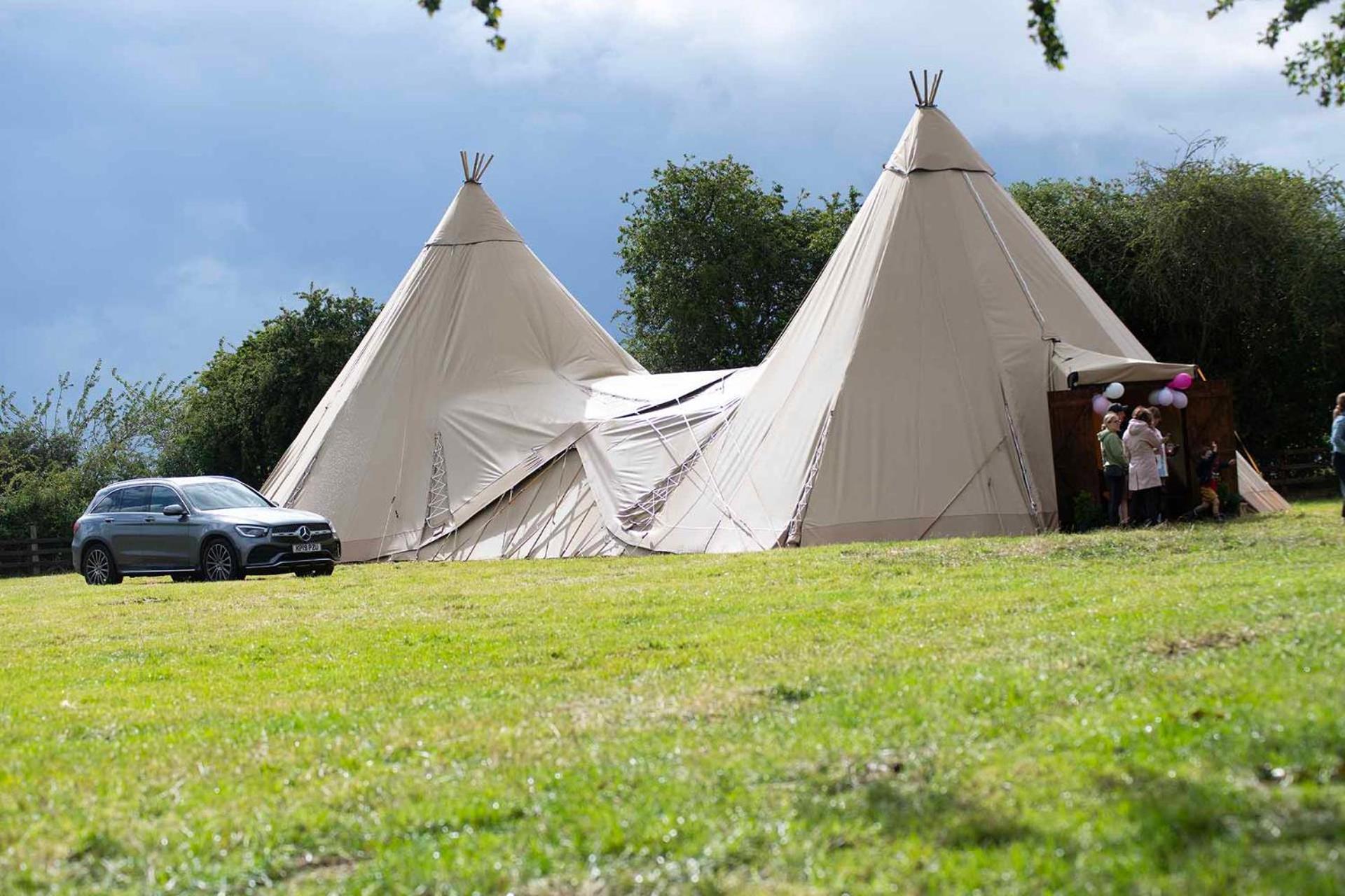 Burtree House & Retreats Tipi With Secluded Hot Tub Hotel Thirkleby Eksteriør billede