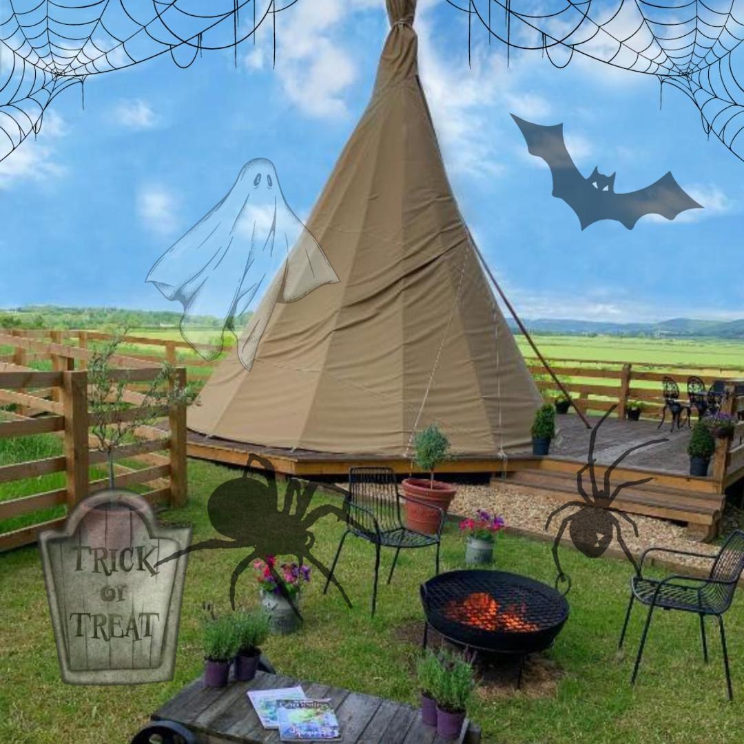 Burtree House & Retreats Tipi With Secluded Hot Tub Hotel Thirkleby Eksteriør billede